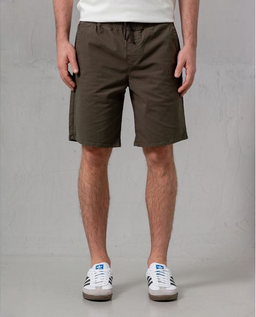 Bermuda con pretina elástica para hombre