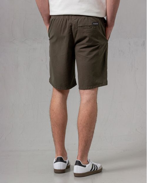 Bermuda con pretina elástica para hombre