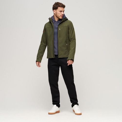 Chaqueta Rompe Vientos Para Hombre Hooded Soft Shell Trekker Superdry