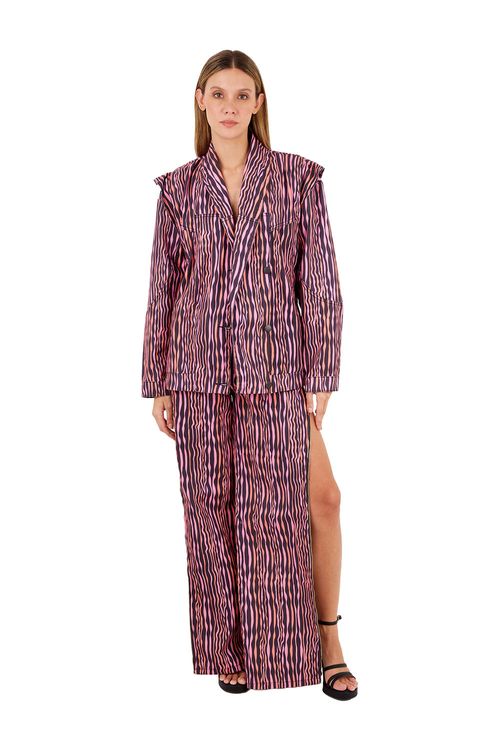 Chaqueta Zebra Fucsia para mujer Malfi