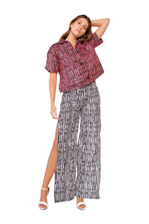 Camisa Zebra Fucsia para mujer Hatty