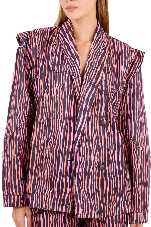 Chaqueta Zebra Fucsia para mujer Malfi