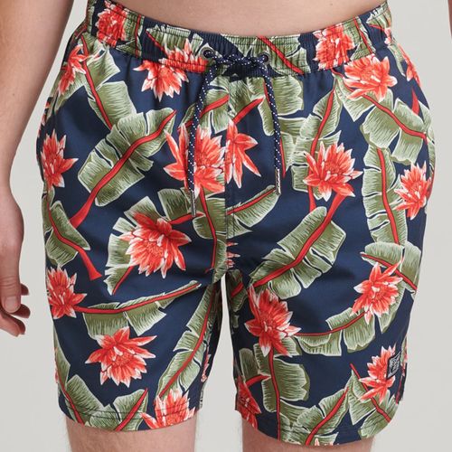 Pantaloneta Corta Para Hombre Vintage Hawaiian Superdry