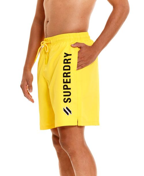 Pantaloneta Larga Para Hombre Code Applque 19Inch Superdry