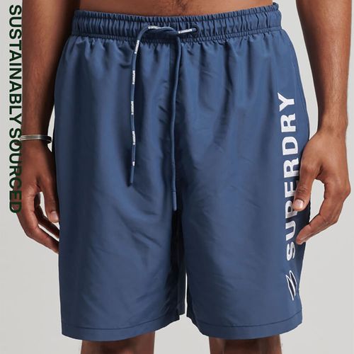 Pantaloneta Larga Para Hombre Code Applque 19Inch Superdry