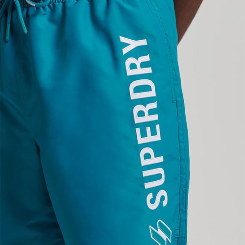 Pantaloneta Larga Para Hombre Code Applque 19Inch Superdry