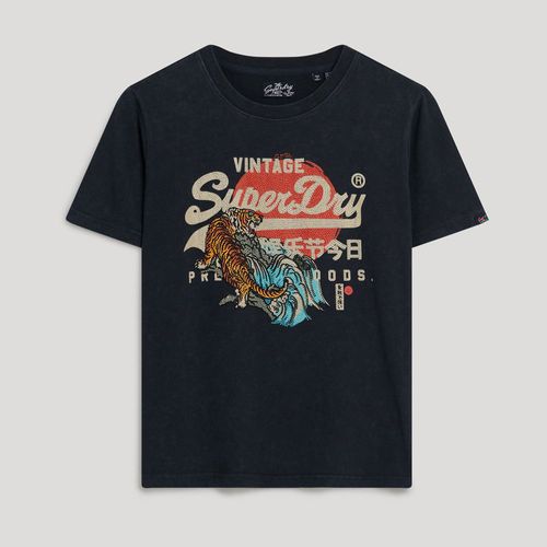 Camiseta Para Mujer Tokyo Vl Relaxed Superdry
