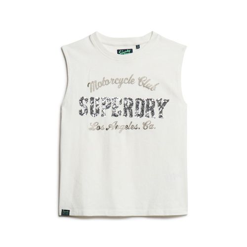 Camiseta Para Mujer Embellish Archive Fitted Tank Superdry