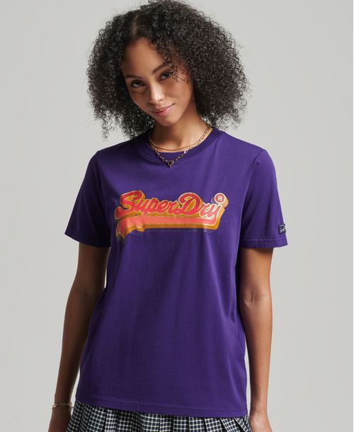 Camiseta Para Mujer Vintage Seasonal Superdry