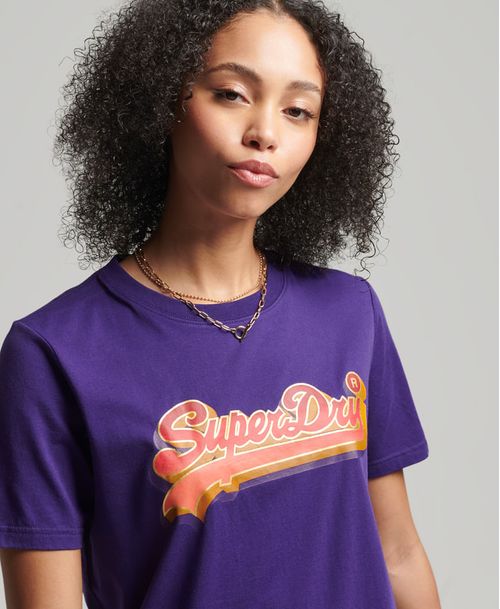 Camiseta Para Mujer Vintage Seasonal Superdry