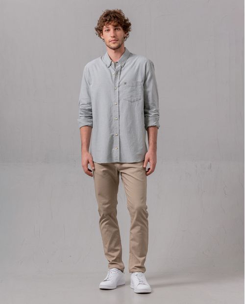 Camisa manga larga para hombre