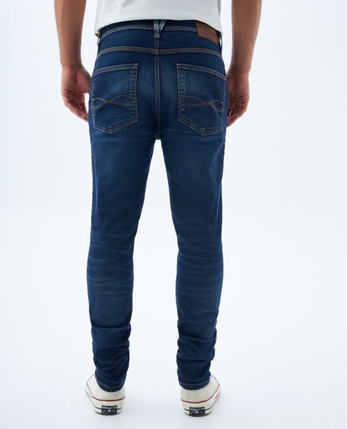 Jean Skinny tono oscuro para hombre