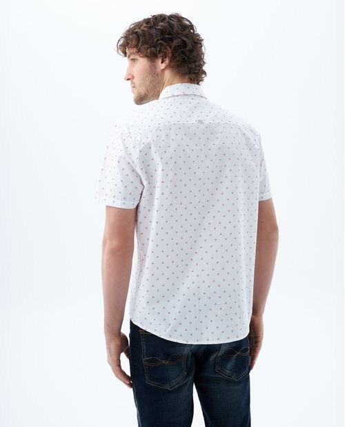 Camisa con diseño mini print para hombre