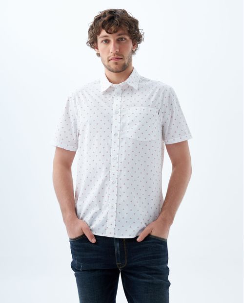 Camisa con diseño mini print para hombre