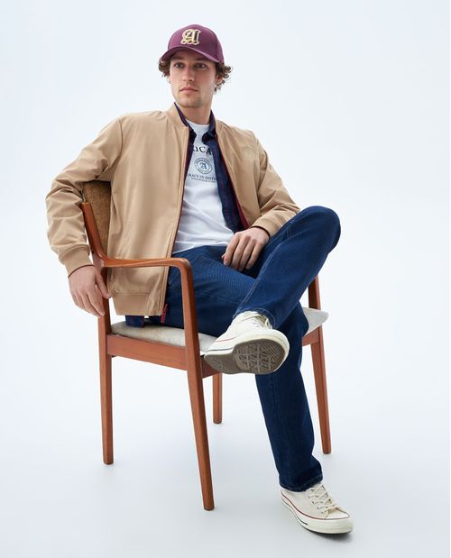 Chaqueta doble faz para hombre