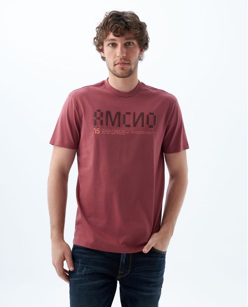 Camiseta slim manga corta para hombre