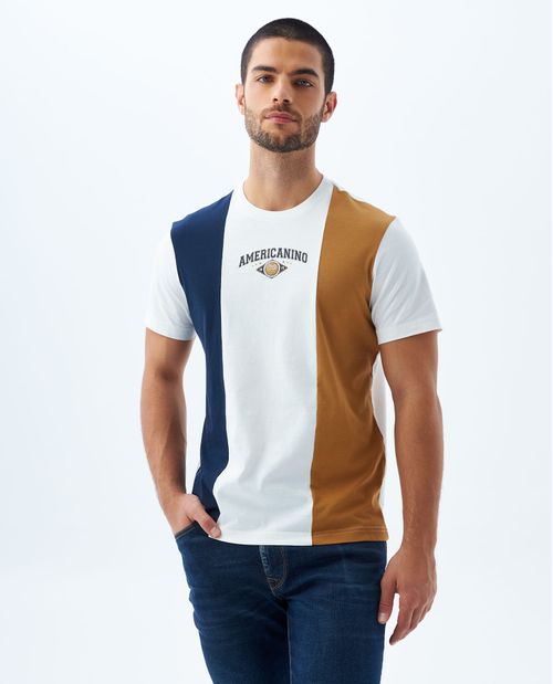 Camiseta con estampado frontal para hombre