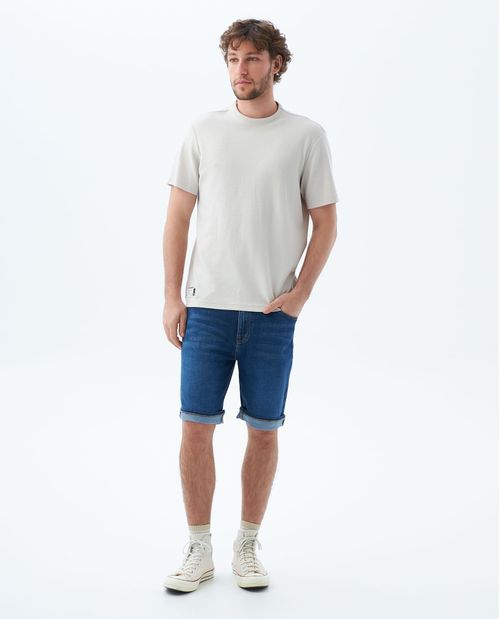 Bermuda en denim para hombre