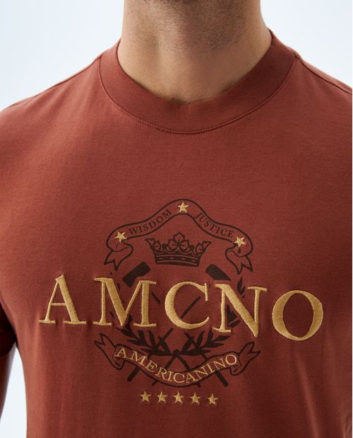 Camiseta Slim manga corta para hombre