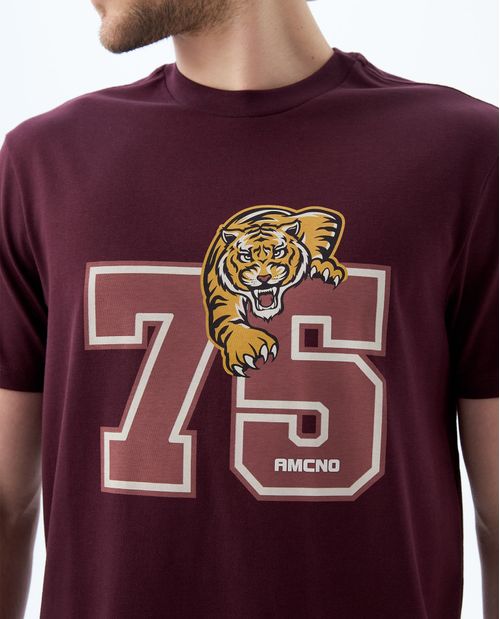 Camiseta slim manga corta para hombre