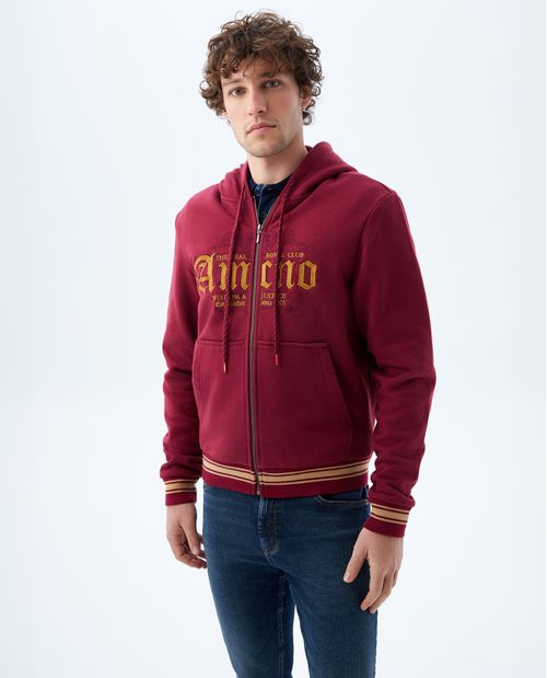 Buzo tipo hoodie con capucha para hombre