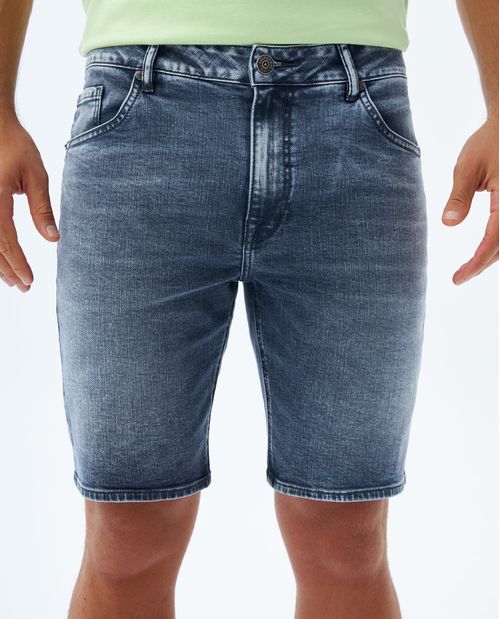 Bermuda gris para hombre