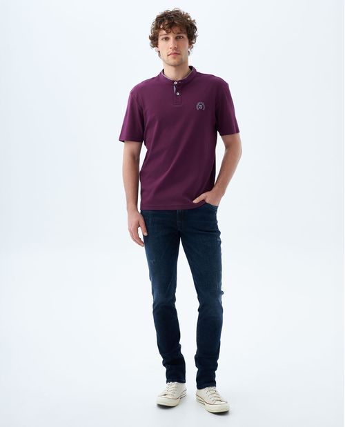 Camiseta polo slim para hombre