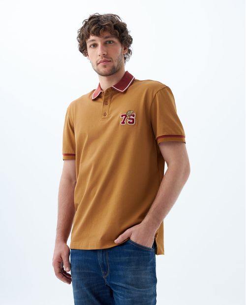 Camiseta polo manga corta para hombre