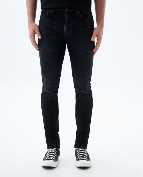 Jean Skinny tono negro para hombre