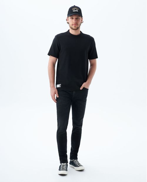 Jean Skinny tono negro para hombre