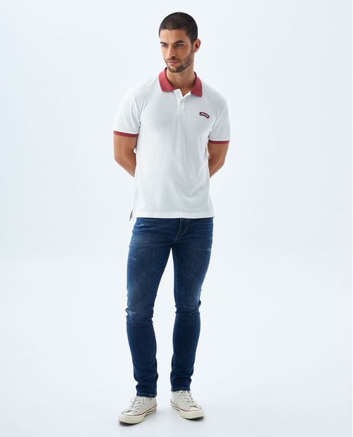 Jean Tapered tono oscuro para hombre