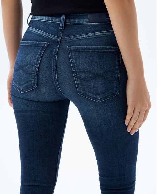Jean Jegging con rotos recosidos para mujer