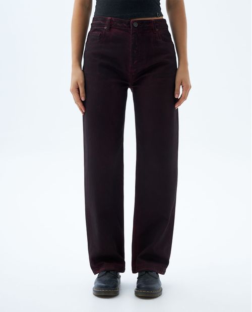 Pantalón Wide Leg con teñido especial para mujer