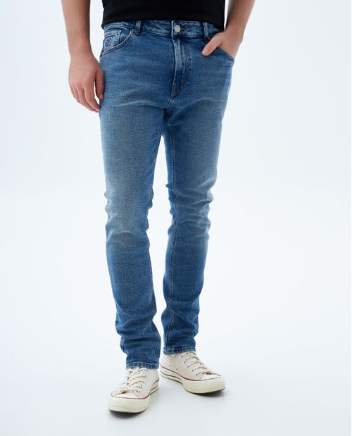 Jean Tapered tono claro para hombre