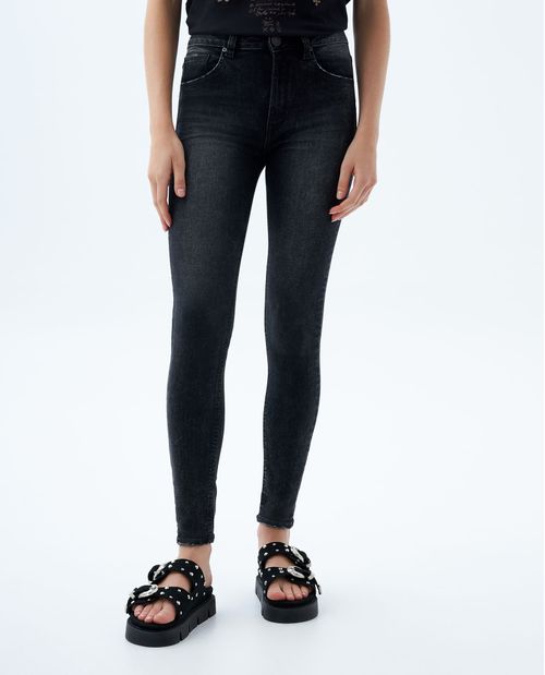 Jean Jegging gris oscuro para mujer