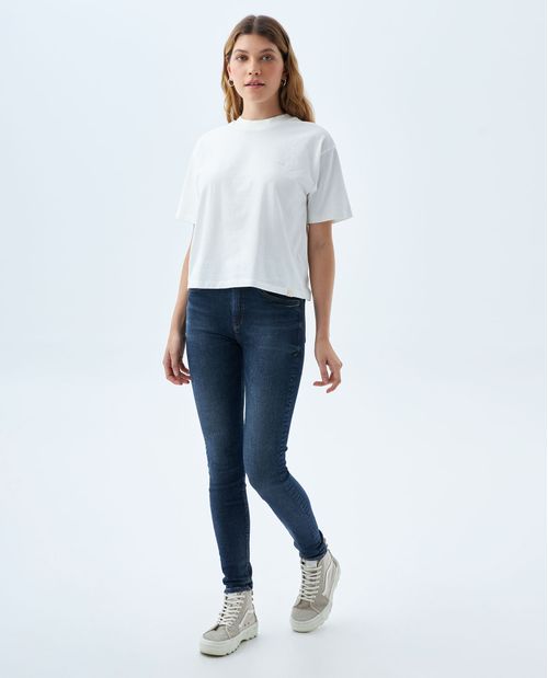 Jean Jegging de tiro medio para mujer
