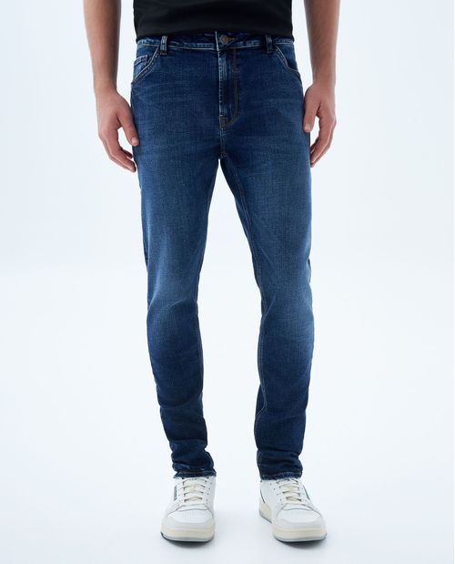 Jean Tapered tono oscuro para hombre
