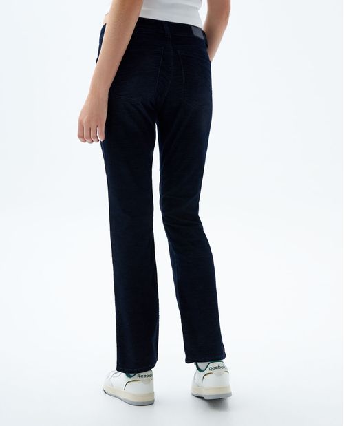 Jean Skinny bota recta para mujer