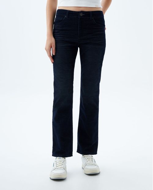 Jean Skinny bota recta para mujer