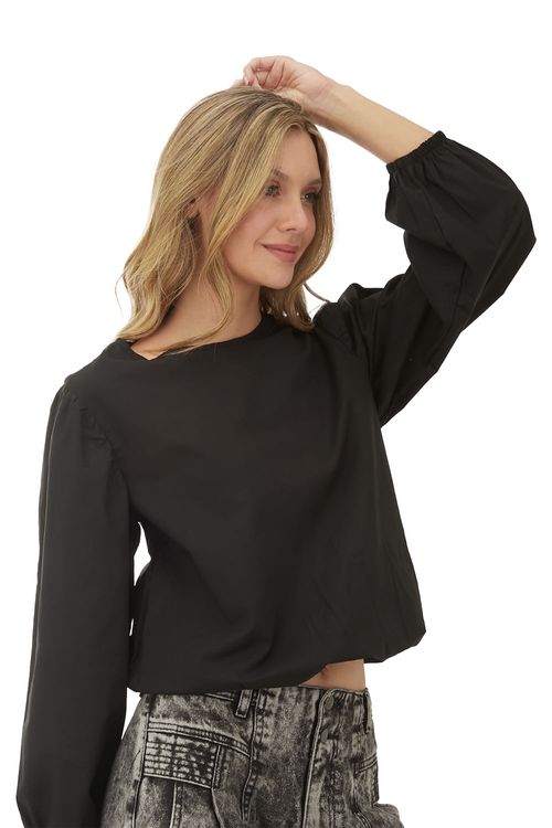 Camisa Negro para mujer Lua