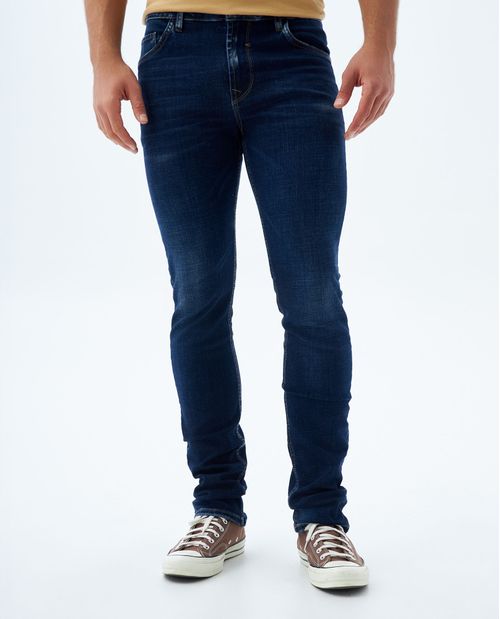 Jean Slim and Straight tono oscuro para hombre