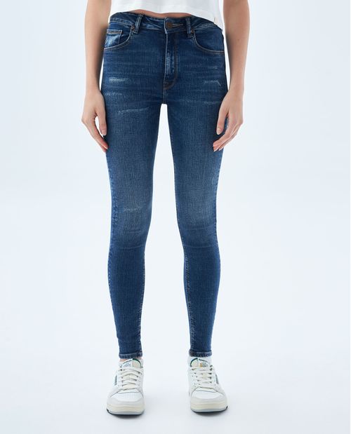 Jean Jegging de tono oscuro para mujer