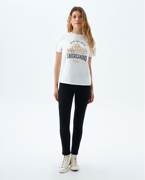 Jean Jegging black denim para mujer