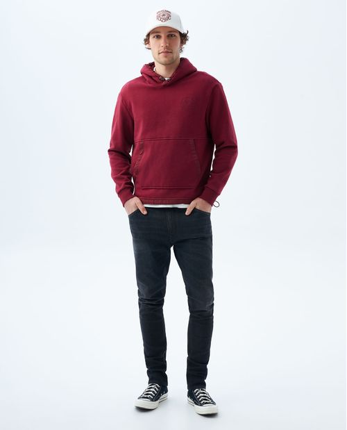 Jean Tapered negro para hombre