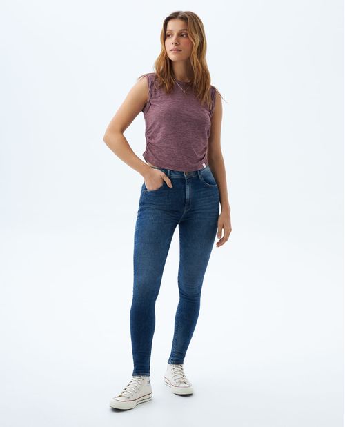 Jean Jegging con realce para mujer