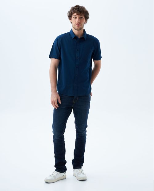 Jean Slim and Straight tono oscuro para hombre