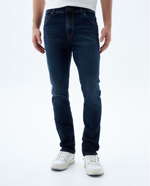 Jean Slim and Straight tono oscuro para hombre