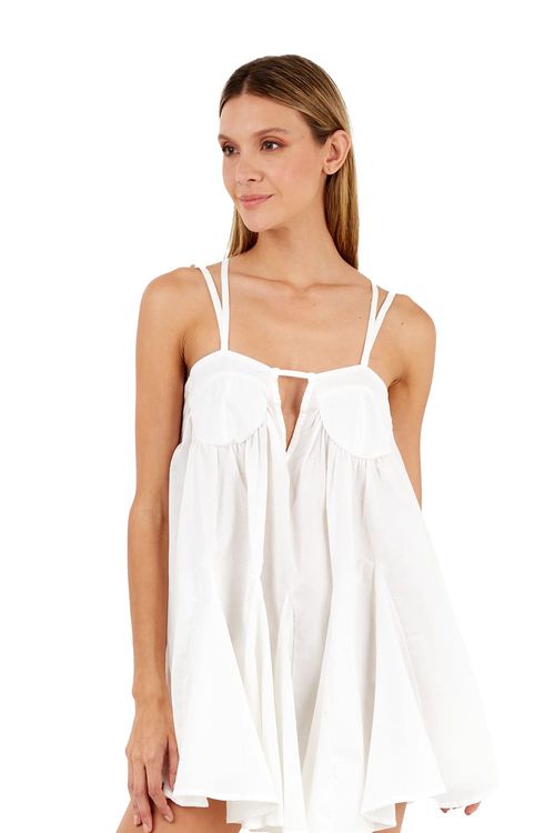 Vestido Corto Marfil para mujer Emmy