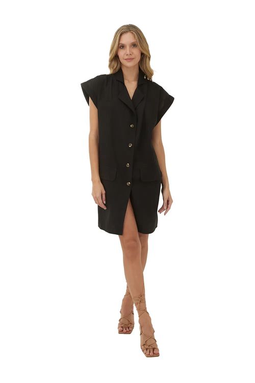 Vestido Corto Negro para mujer Lotus