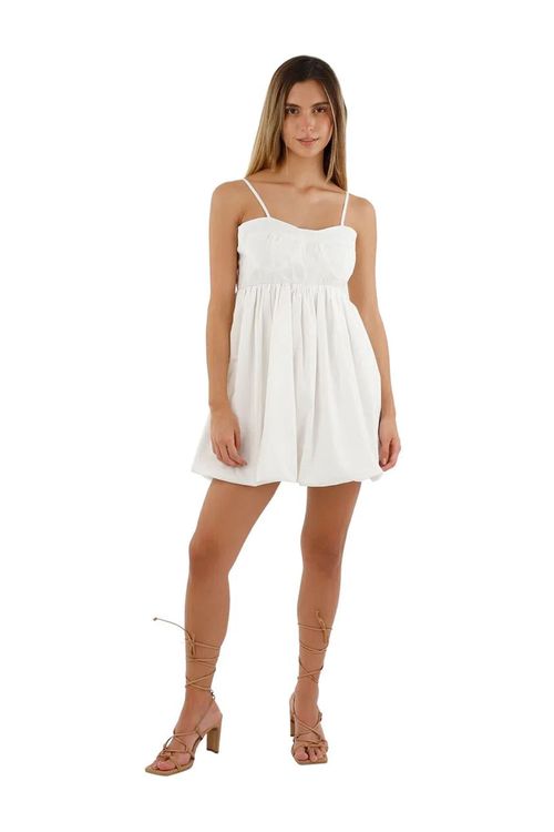 Vestido Corto Marfil para mujer Joan